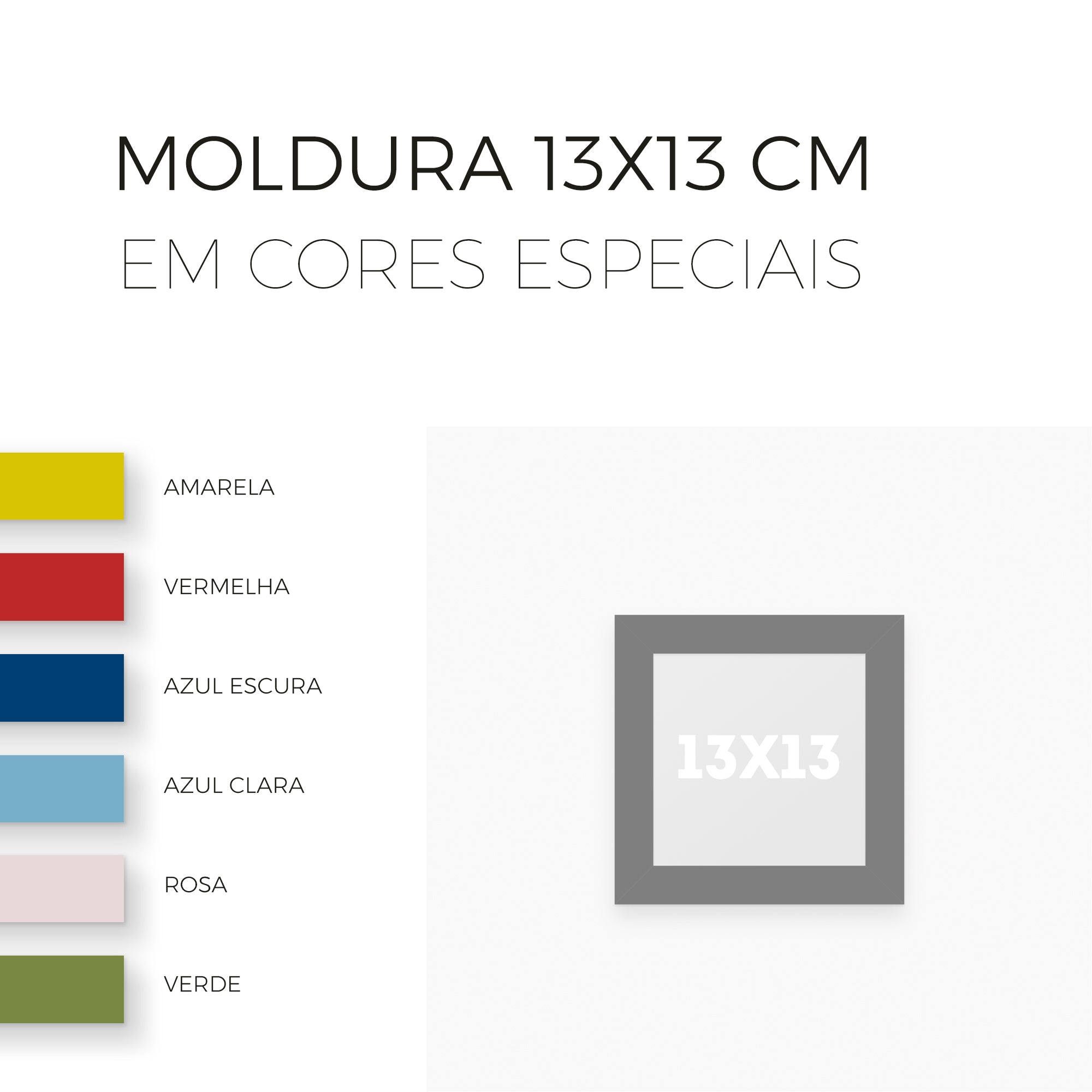 Moldura 13x13