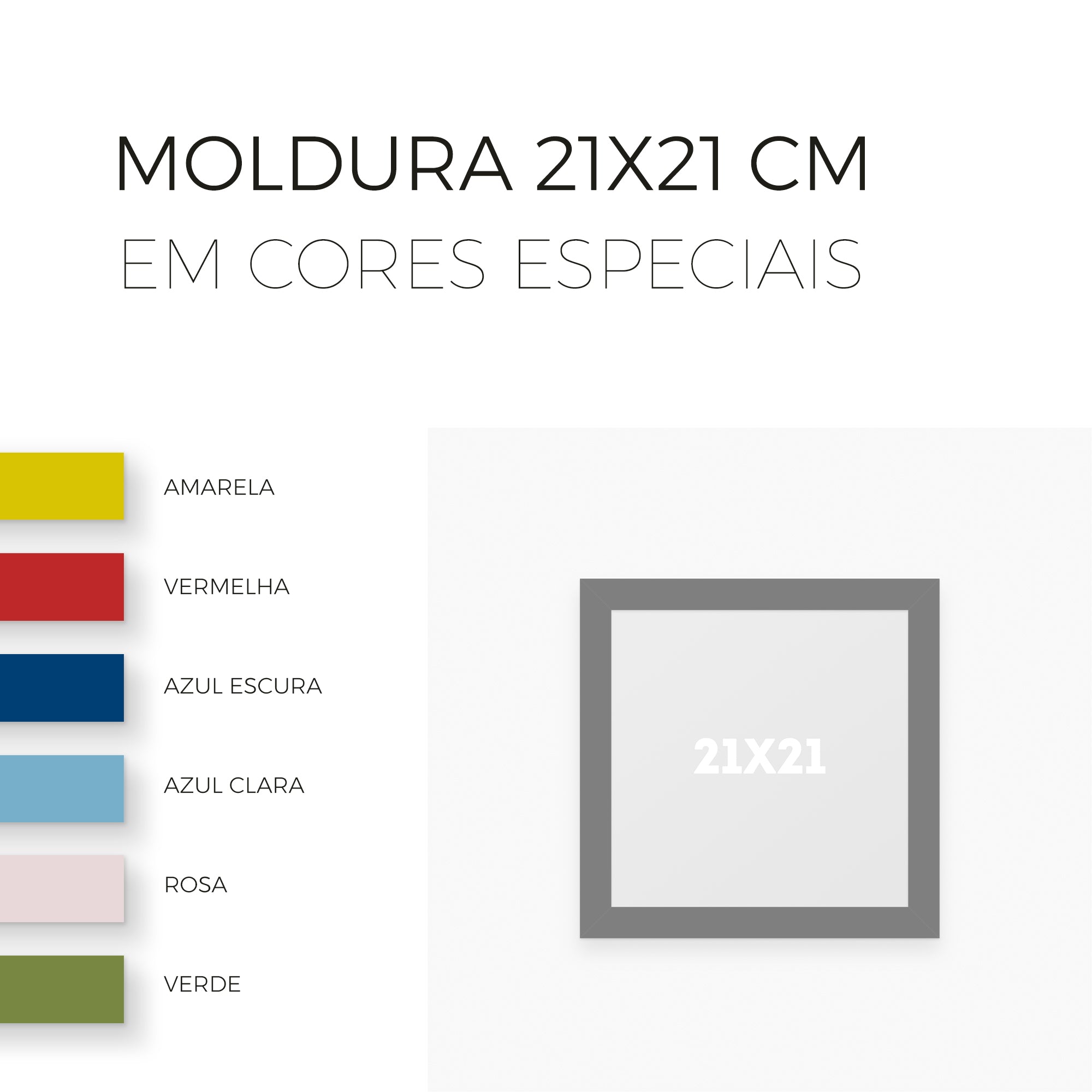 Moldura 21x21