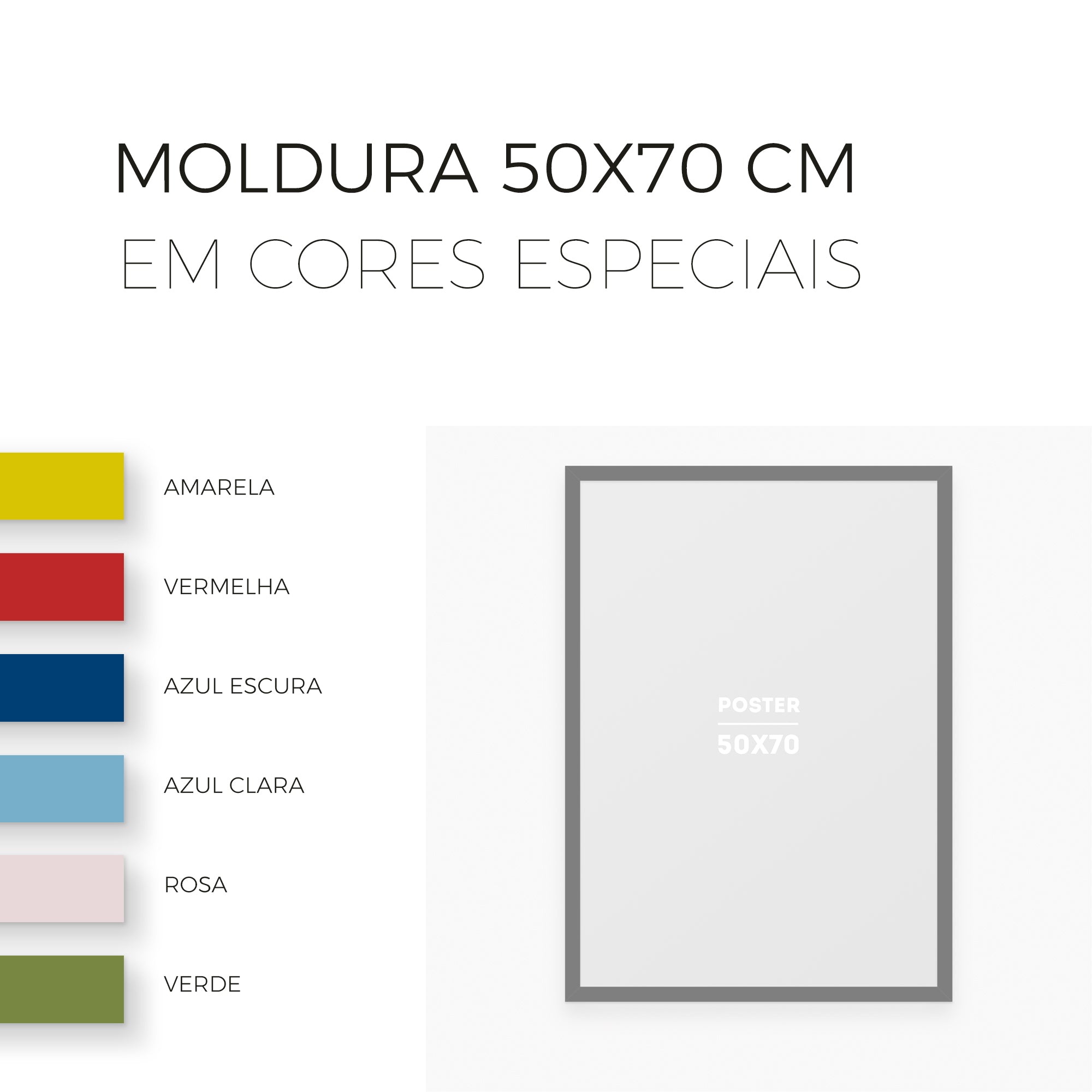 Moldura Poster 50x70cm