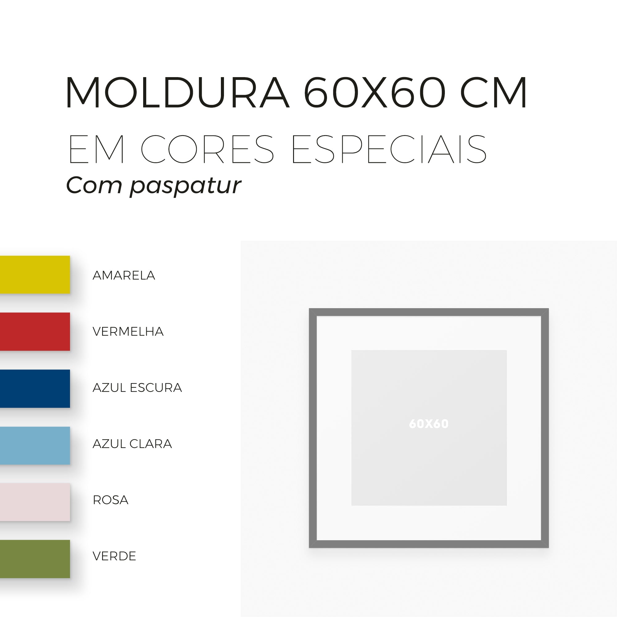 Moldura 60x60