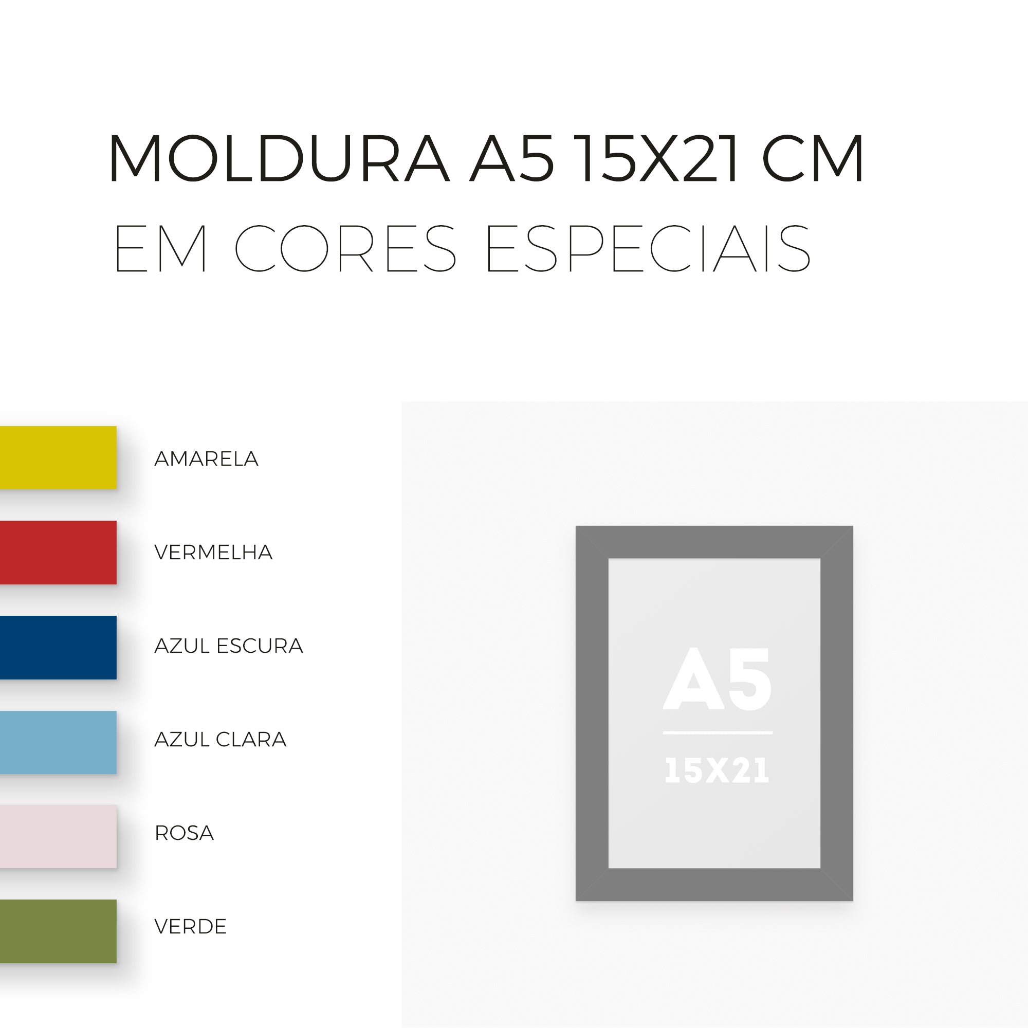 Moldura A5 (15x21cm)