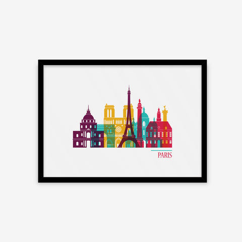Cities Vector Skyline - Paris