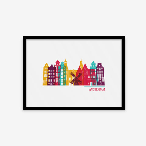 Cities Vector Skyline - Amsterdam