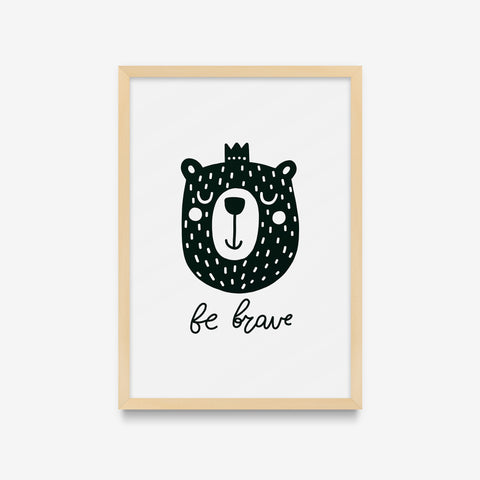 Bichinhos - Be brave urso