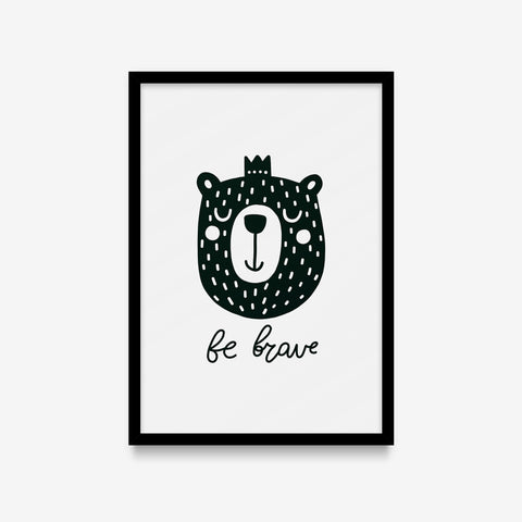Bichinhos - Be brave urso