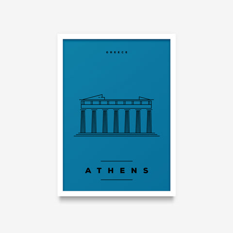 Minimal Poster - Athens