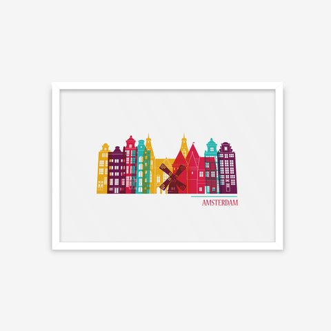 Cities Vector Skyline - Amsterdam