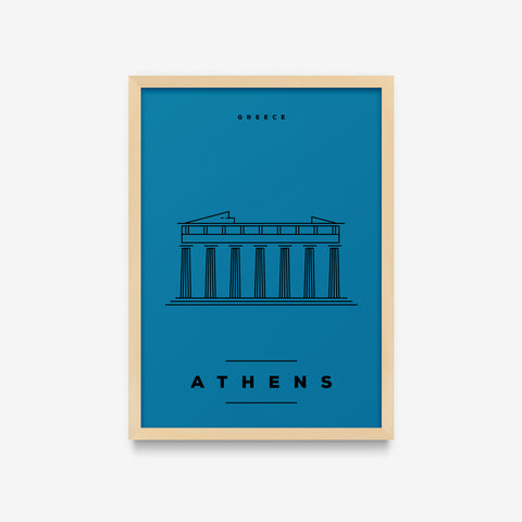 Minimal Poster - Athens