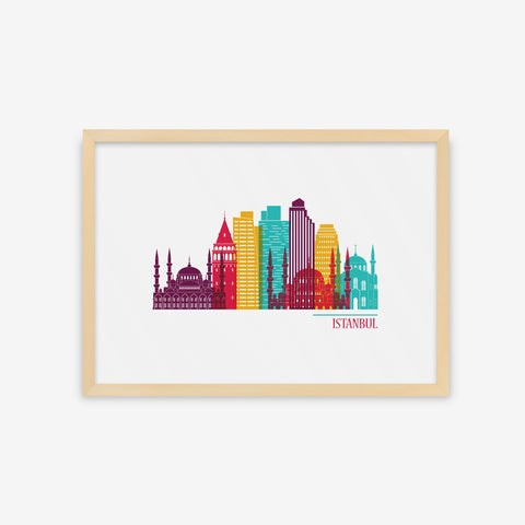 Cities Vector Skyline - Istanbul