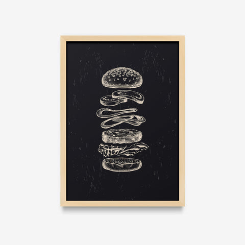 Burguer Food - Ilustração 1