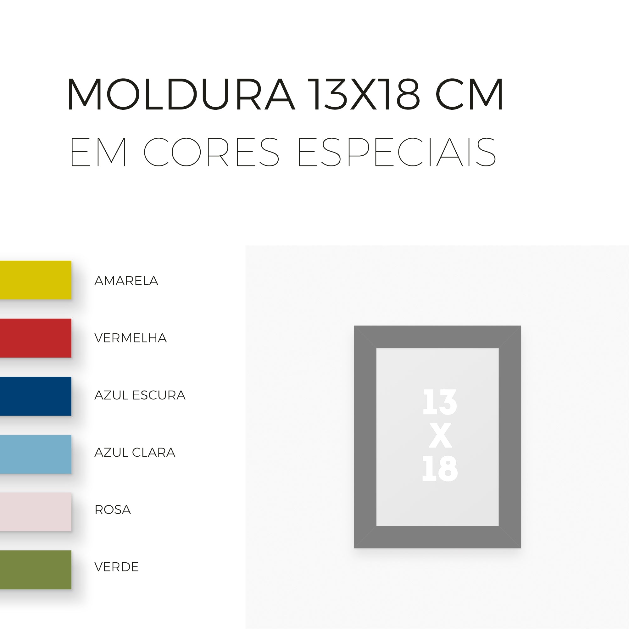Moldura 13x18