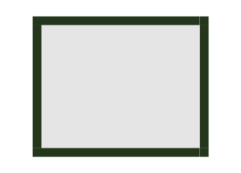 #71-88339 - Moldura Personalizada - Modelo: Laca 2cm Verde Escura - Tamanho da imagem: 36.0x28.0cm - Impressão: Não - Paspatur: Não - E-vidro Sim - Tamanho externo do quadro: 39.0x31.0cm