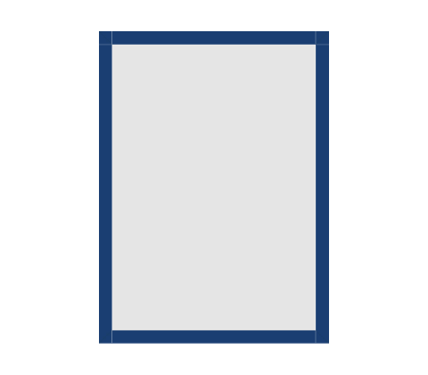 #10-75595 - Moldura Personalizada - Modelo: Laca 2cm Azul Escura - Tamanho da imagem: 30.0x42.0cm - Impressão: Não - Paspatur: Não - E-vidro Sim - Tamanho externo do quadro: 33.0x45.0cm