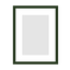 #86-57683 - Moldura Personalizada - Modelo: Laca 2cm Verde Escura - Tamanho da imagem: 20.0x30.0cm - Impressão: Não - Paspatur: 5.0cm - E-vidro Sim - Tamanho externo do quadro: 33.0x43.0cm