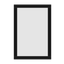 #38-96654 - Moldura Personalizada - Modelo: Laca 1,5cm Preta - Tamanho da imagem: 14.0x22.0cm - Impressão: Não - Paspatur: Não - E-vidro Sim - Tamanho externo do quadro: 16.0x24.0cm
