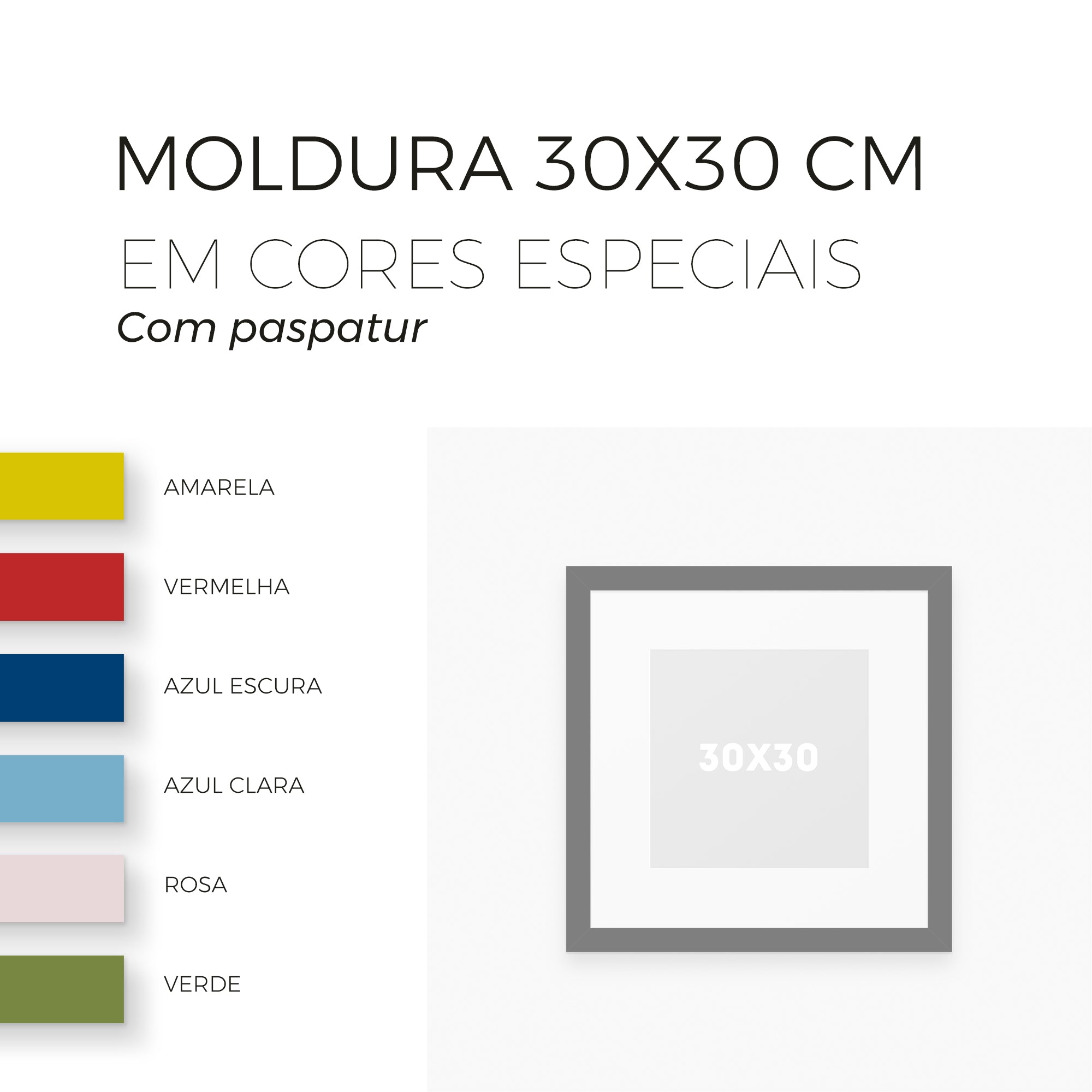 Moldura 30x30