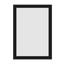 #91-16794 - Moldura Personalizada - Modelo: Laca 2cm Preta - Tamanho da imagem: 20.0x30.0cm - Impressão: Não - Paspatur: Não - E-vidro Sim - Tamanho externo do quadro: 23.0x33.0cm