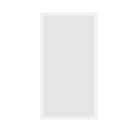 #29-48245 - Moldura Personalizada - Modelo: Laca 2cm Branca - Tamanho da imagem: 33.0x65.0cm - Impressão: Não - Paspatur: Não - E-vidro Sim - Tamanho externo do quadro: 36.0x68.0cm