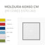 Moldura 60x60