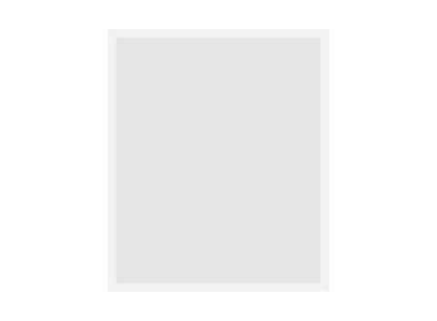 #68-18855 - Moldura Personalizada - Modelo: Laca 2cm Branca - Tamanho da imagem: 50.0x60.0cm - Impressão: Não - Paspatur: Não - E-vidro Sim - Tamanho externo do quadro: 53.0x63.0cm