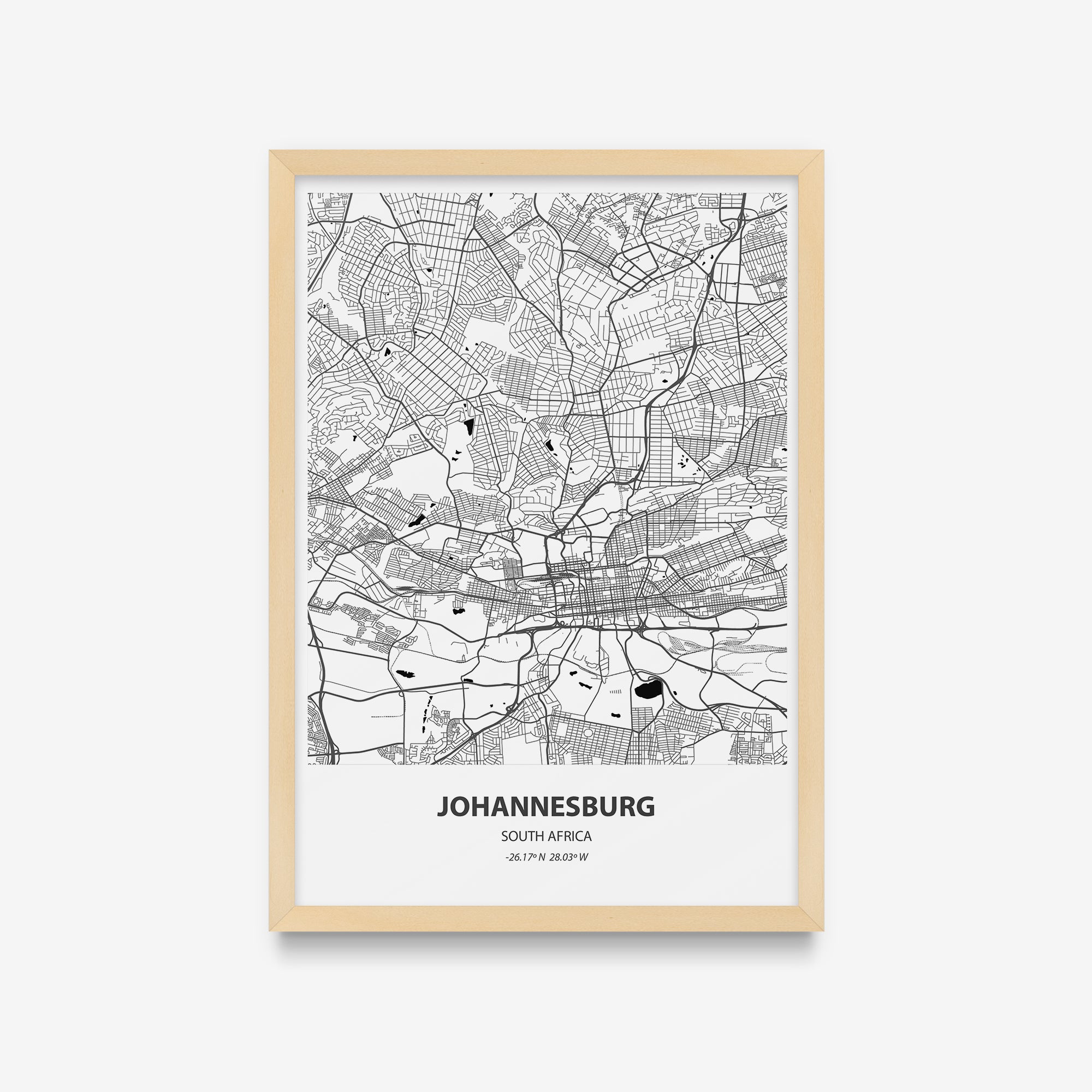 Mapas - Johannesburg