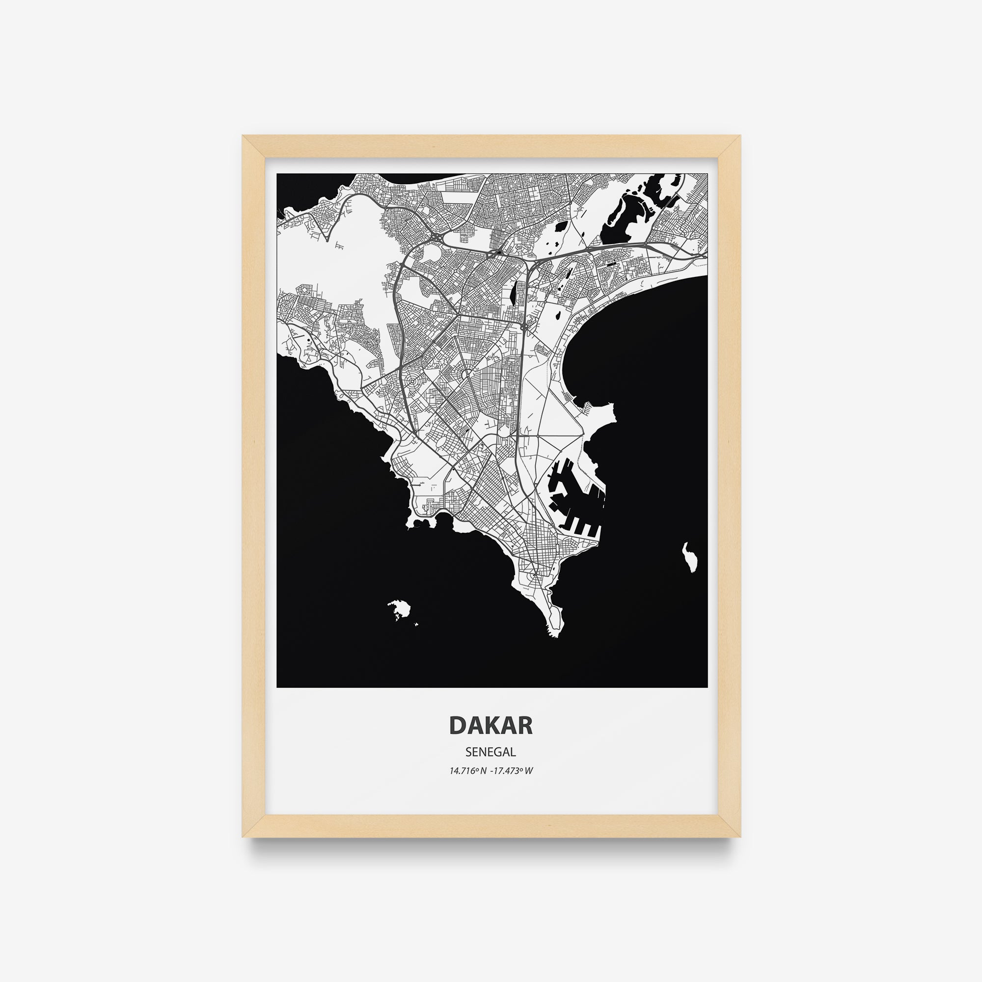 Mapas - Dakar