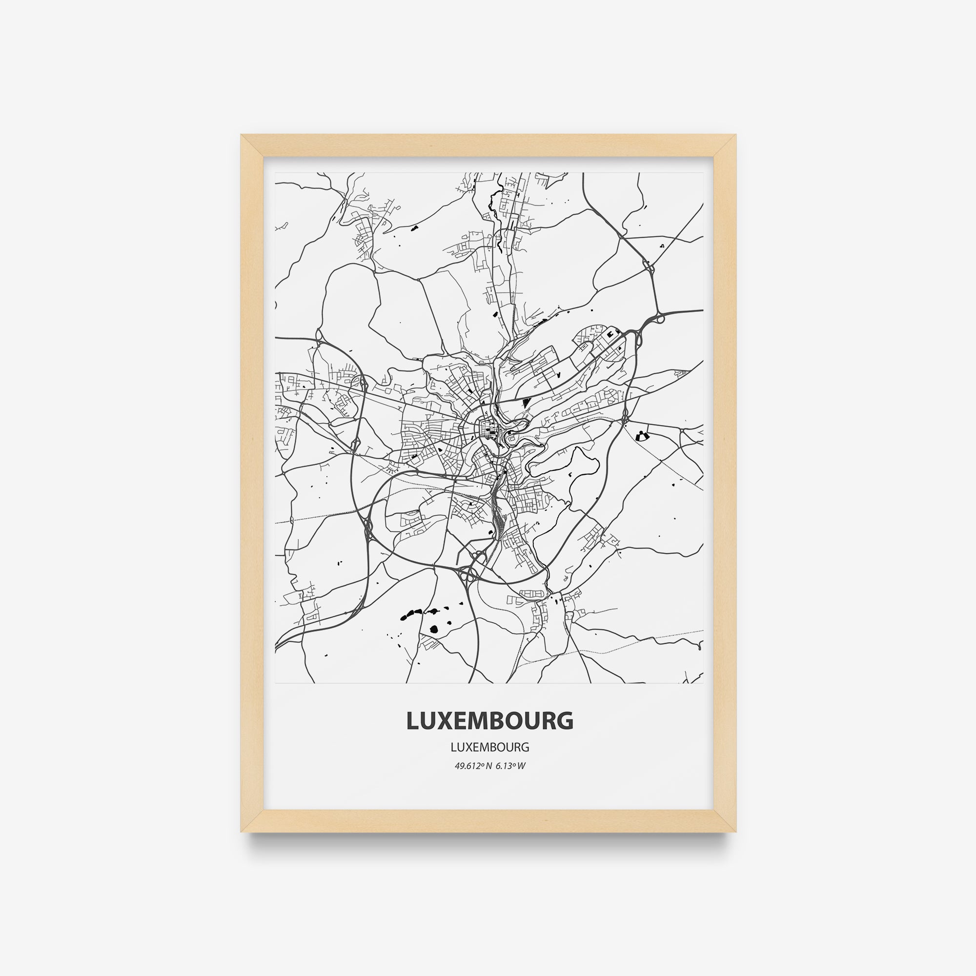 Mapas - Luxembourg