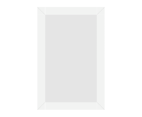 #19-97630 - Moldura Personalizada - Modelo: Laca 1,5cm Branca - Tamanho da imagem: 10.0x17.0cm - Impressão: Não - Paspatur: Não - E-vidro Sim - Tamanho externo do quadro: 12.0x19.0cm