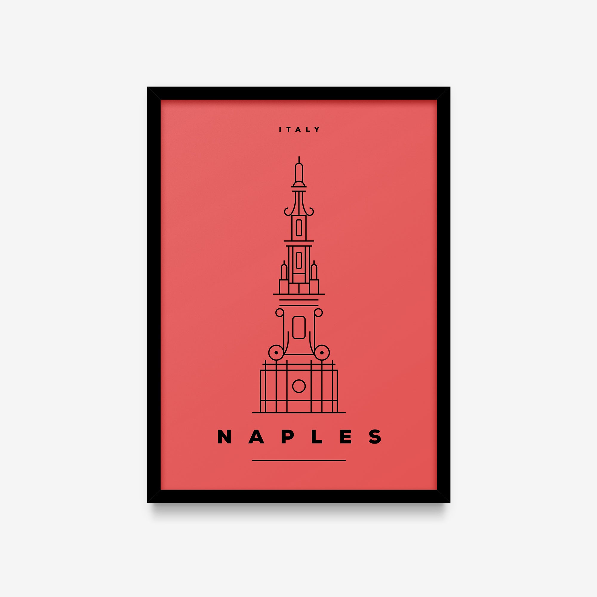 Minimal Poster - Naples