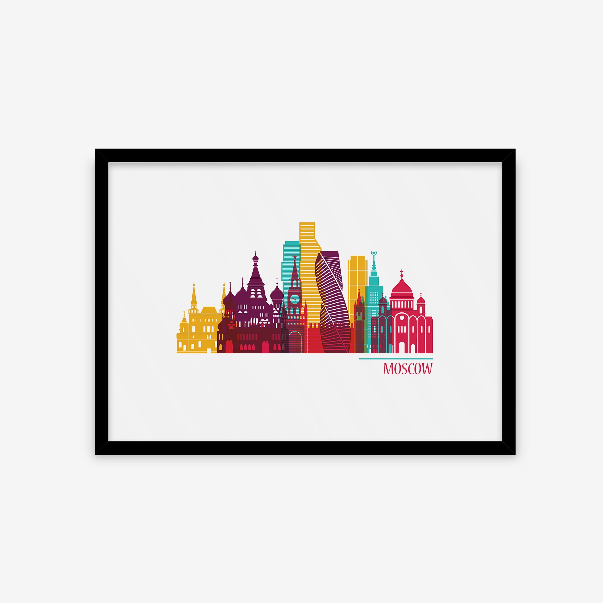 Cities Vector Skyline - Moscow