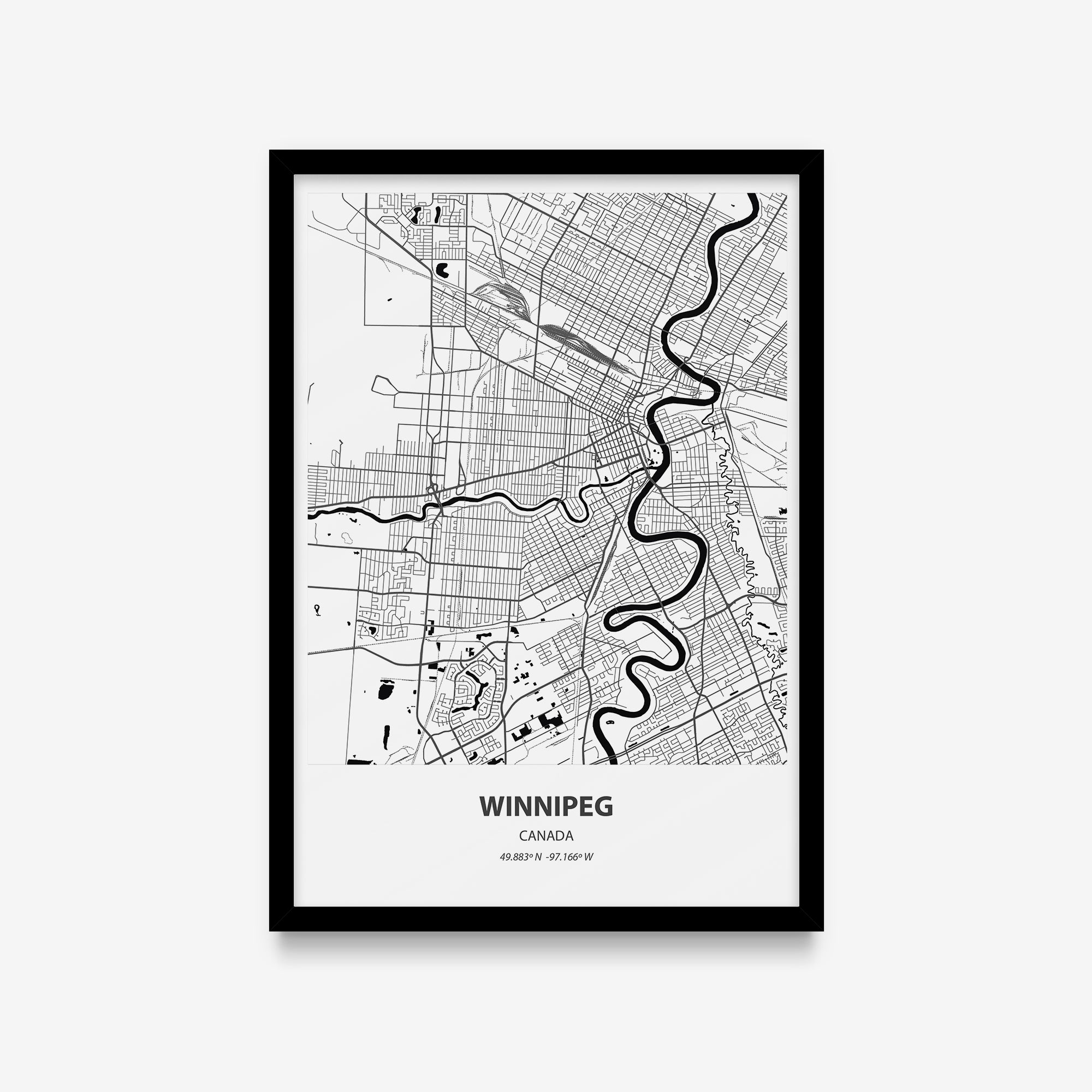 Mapas - Winnipeg