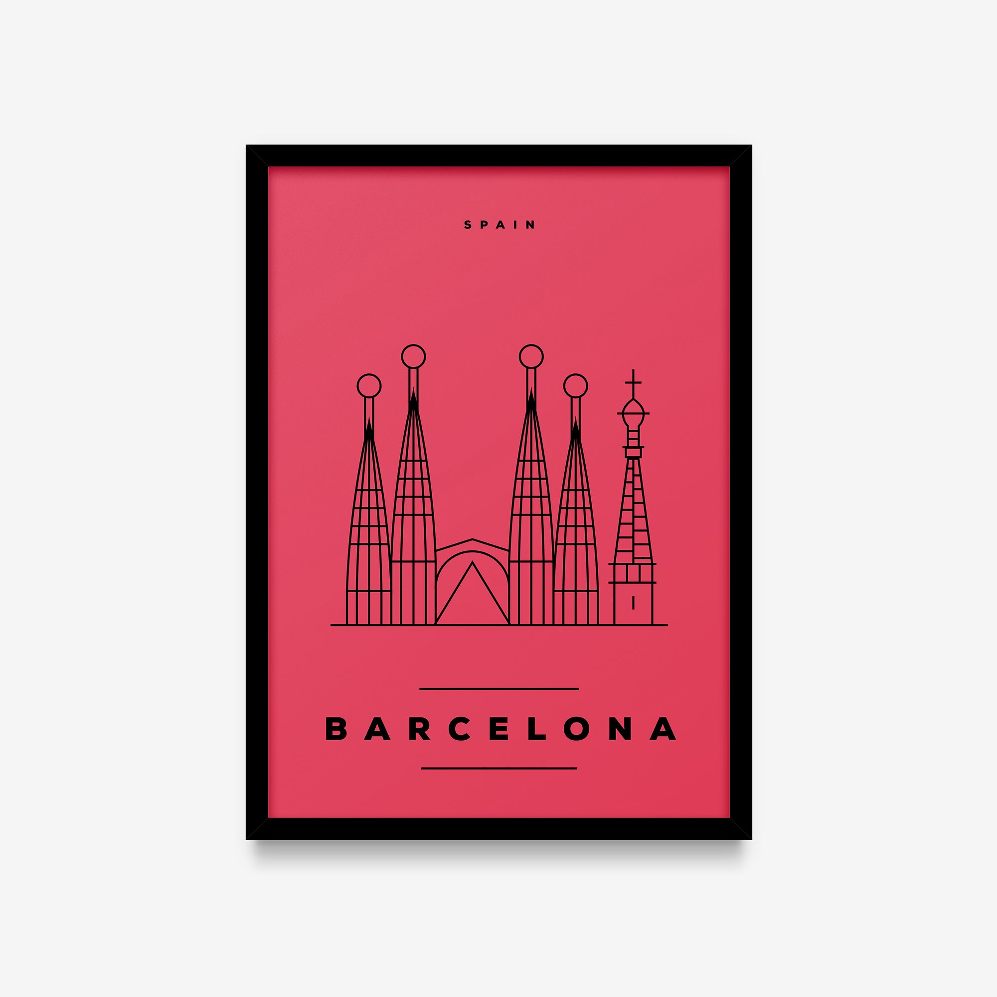 Minimal Poster - Barcelona