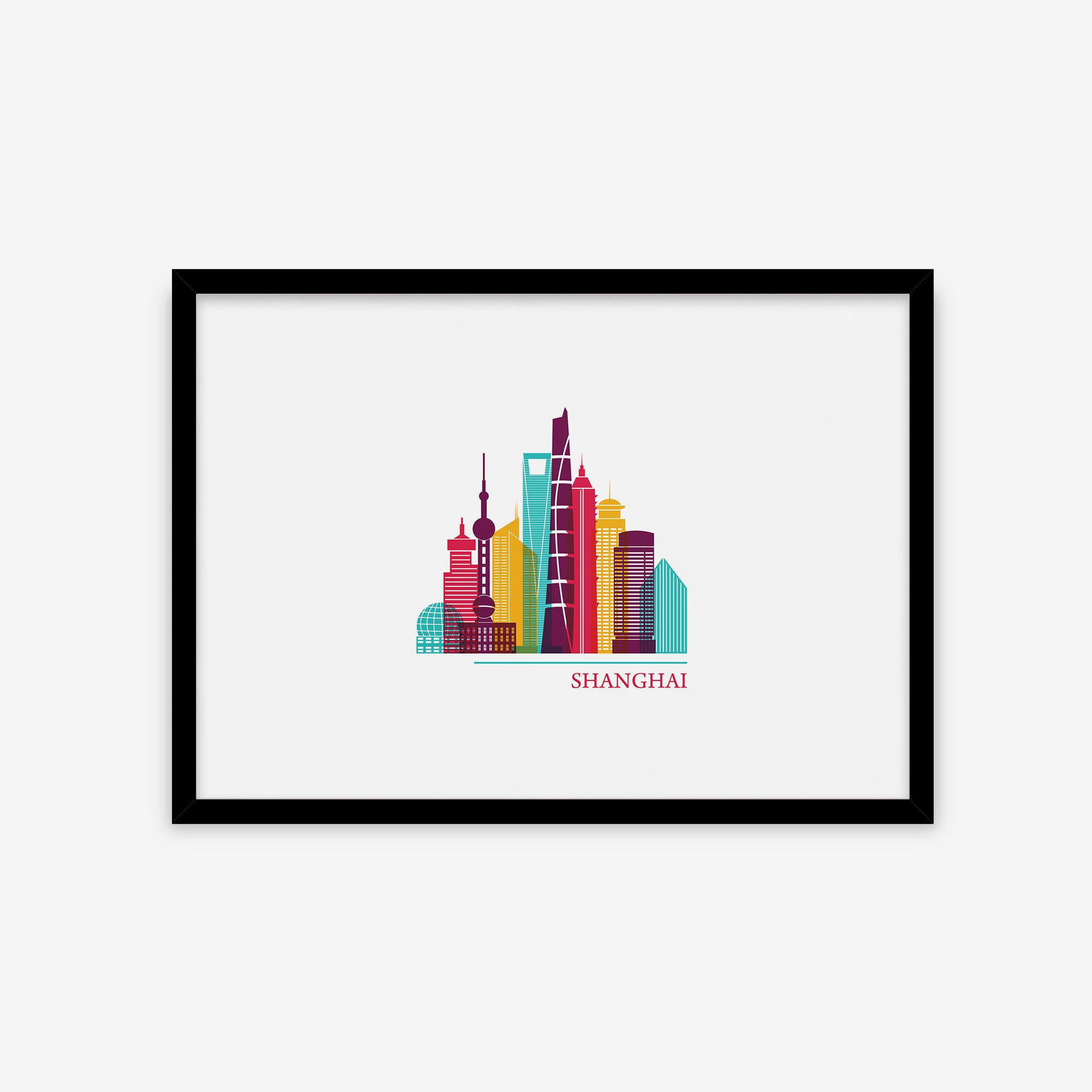 Cities Vector Skyline - Shanghai
