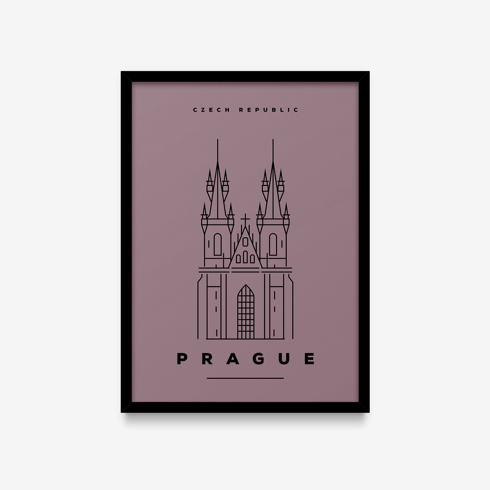 Minimal Poster - Prague