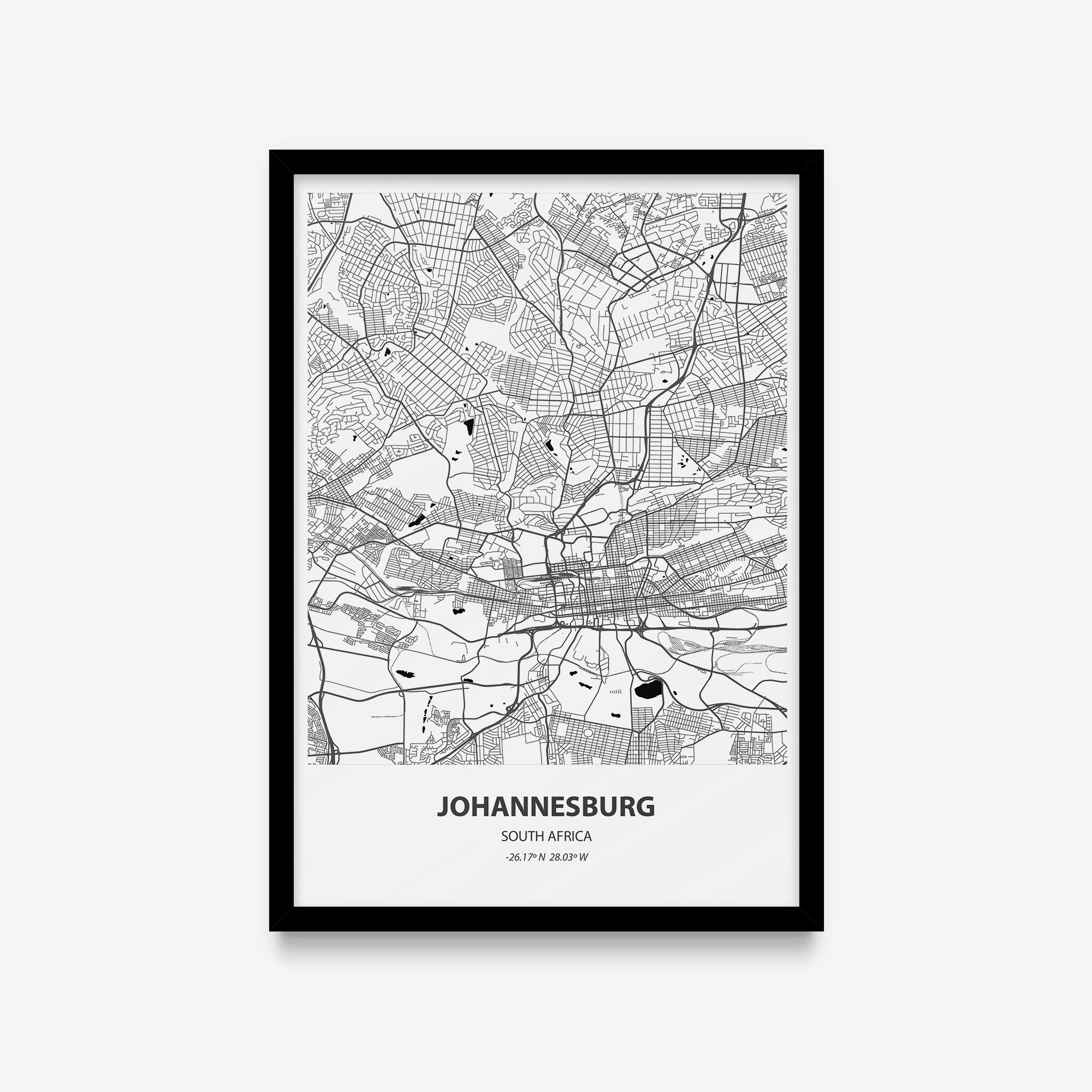 Mapas - Johannesburg