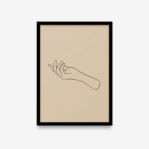 Hands Print - Drawing 9