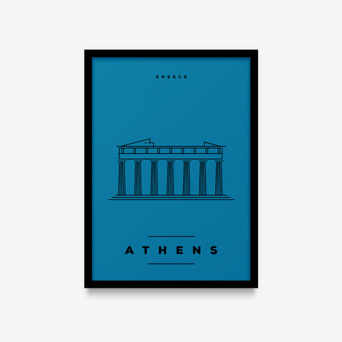 Minimal Poster - Athens