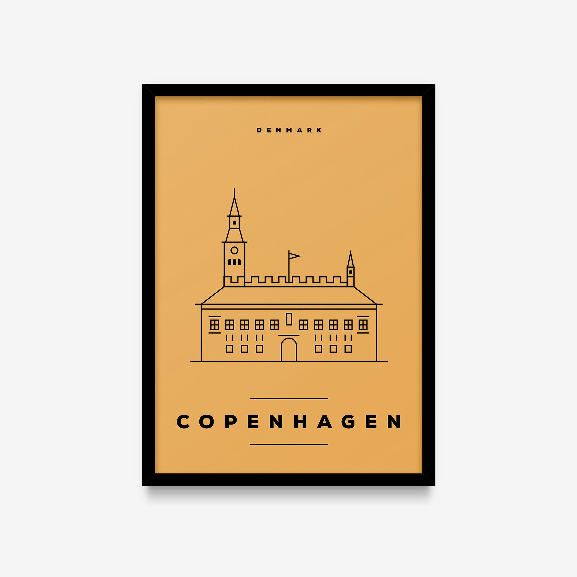 Minimal Poster - Copenhagen