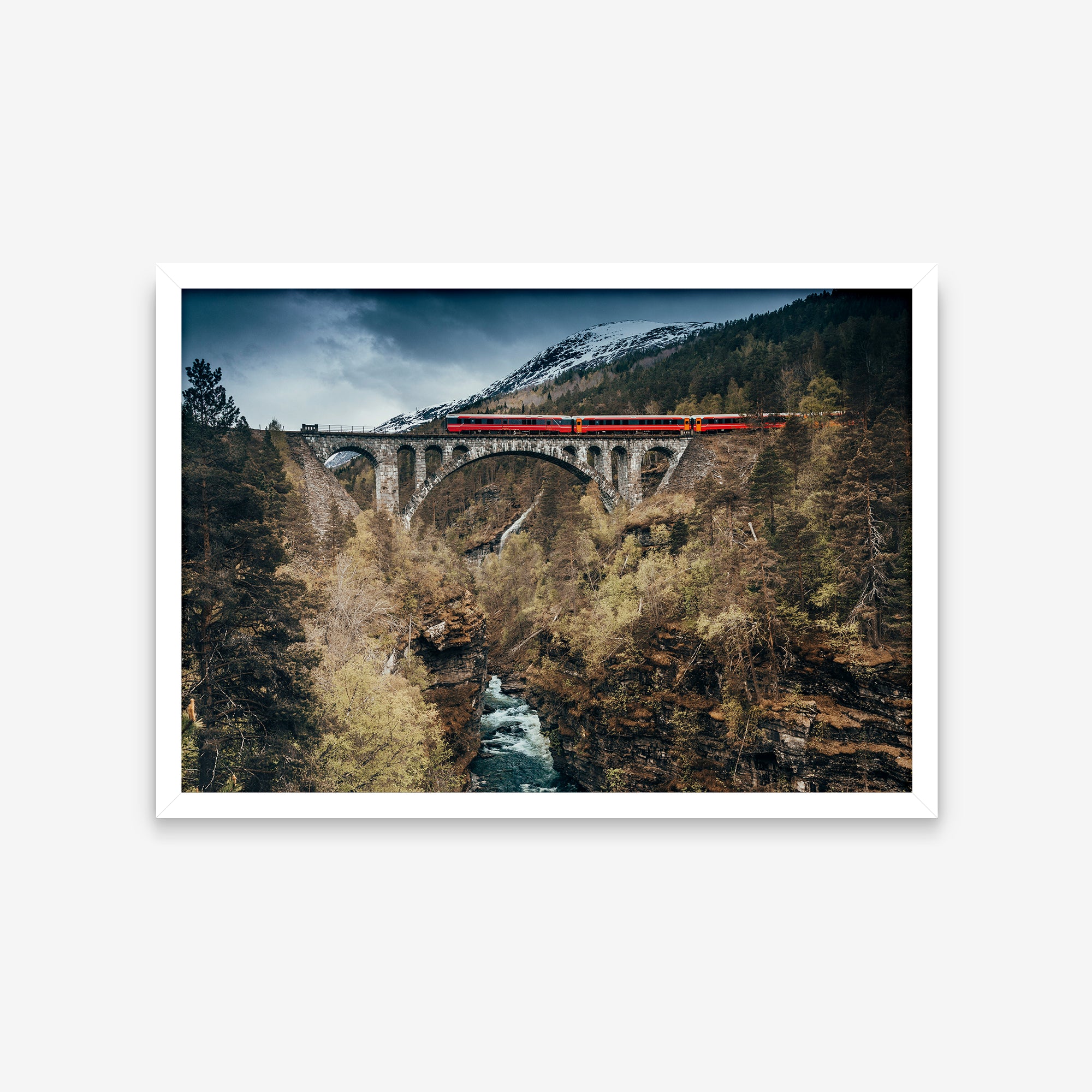 Paisagens - Trem na ponte