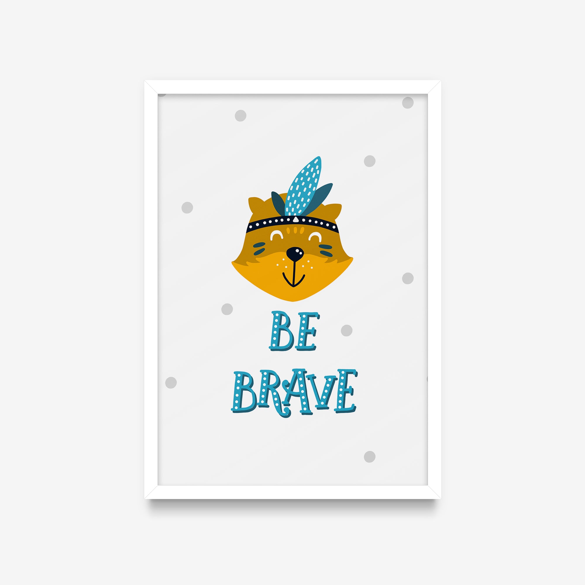 Bichinhos - Be brave castor