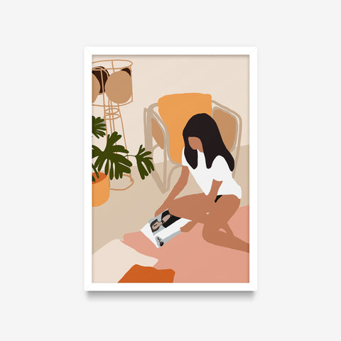 Ilustração - Feminino - Reading