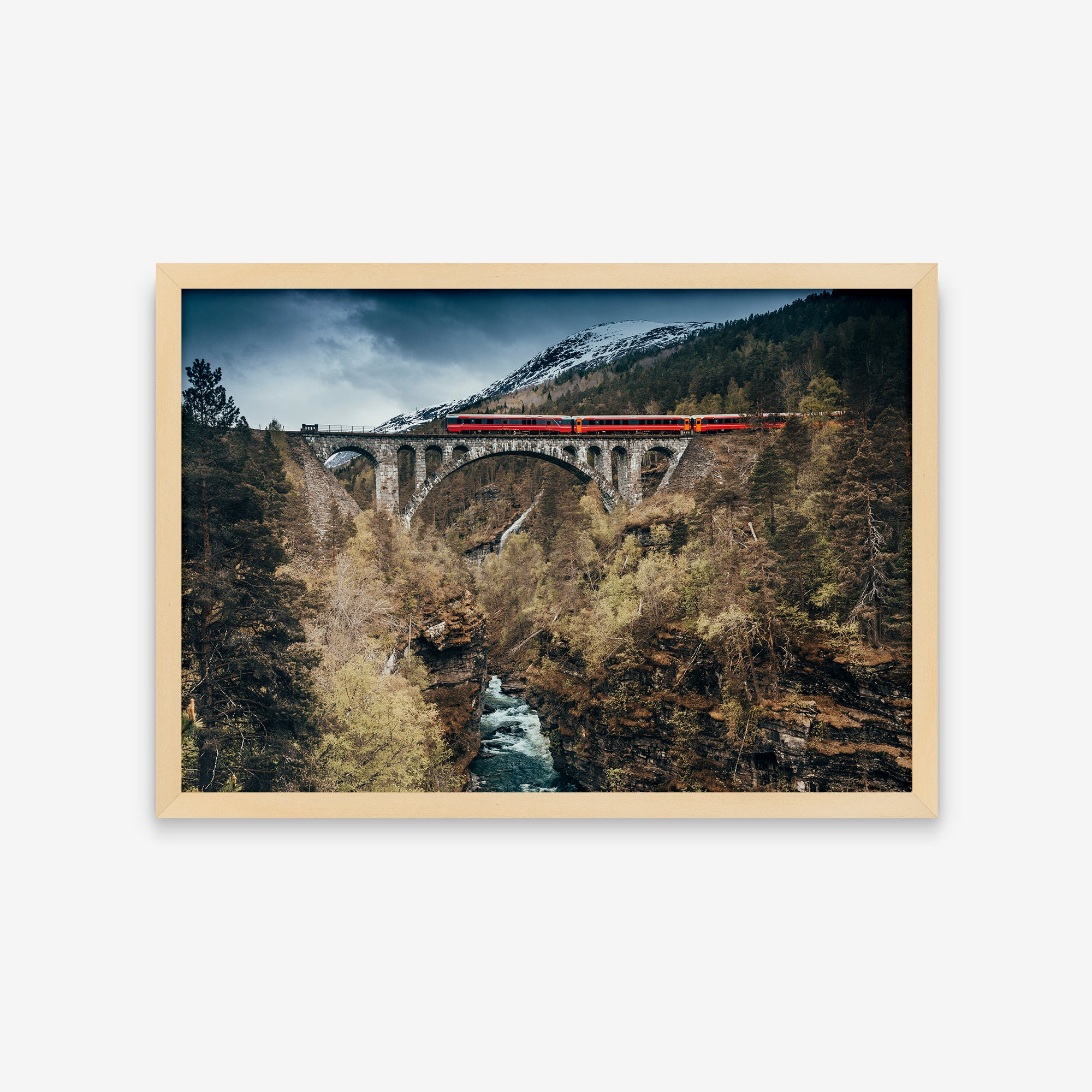 Paisagens - Trem na ponte