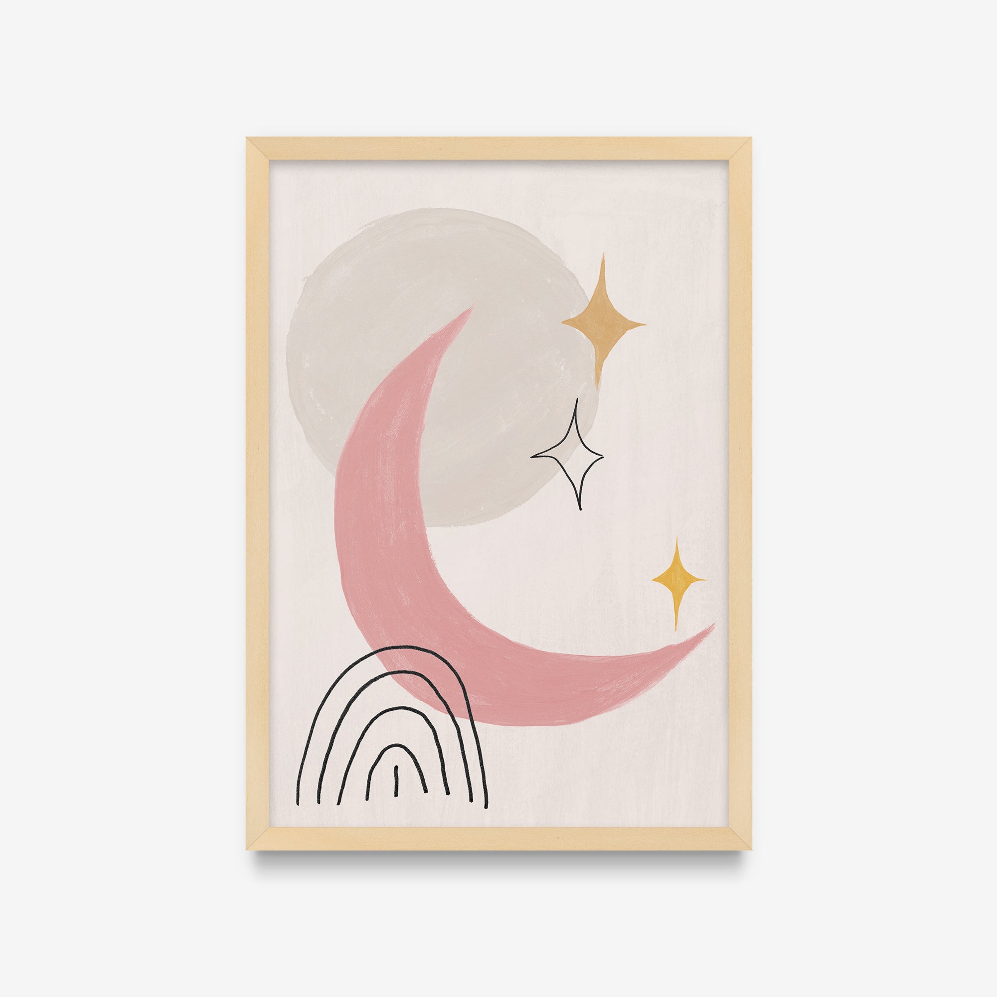 Ilustração - Abstrata - Lua