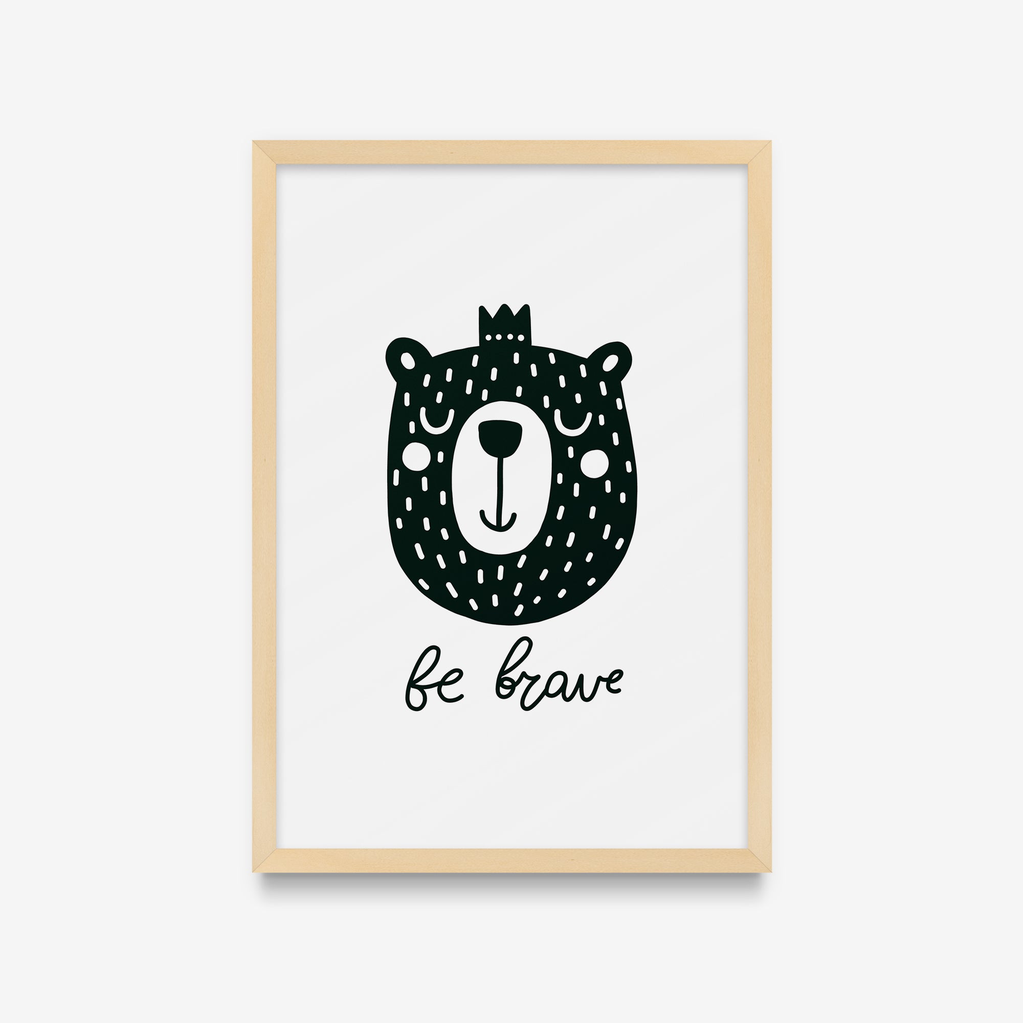 Bichinhos - Be brave urso