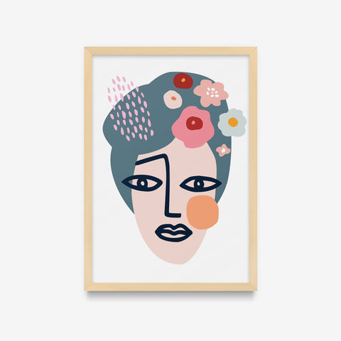 Cut out - Cabelo de flores