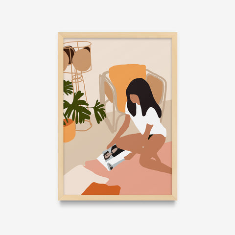 Ilustração - Feminino - Reading