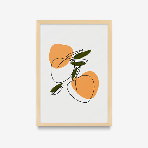 Ilustração - Feminino - Pêssegos