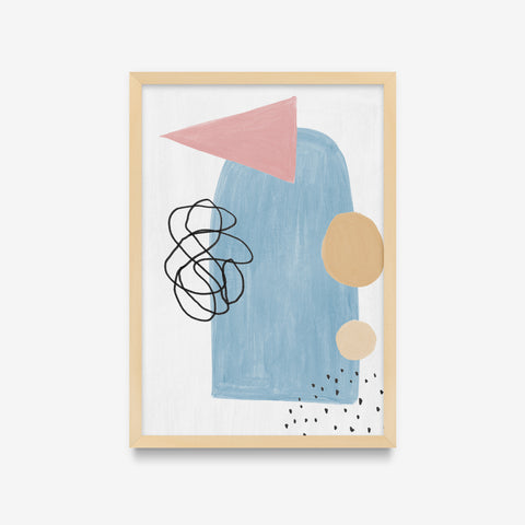 Ilustração - Abstrata - Blue