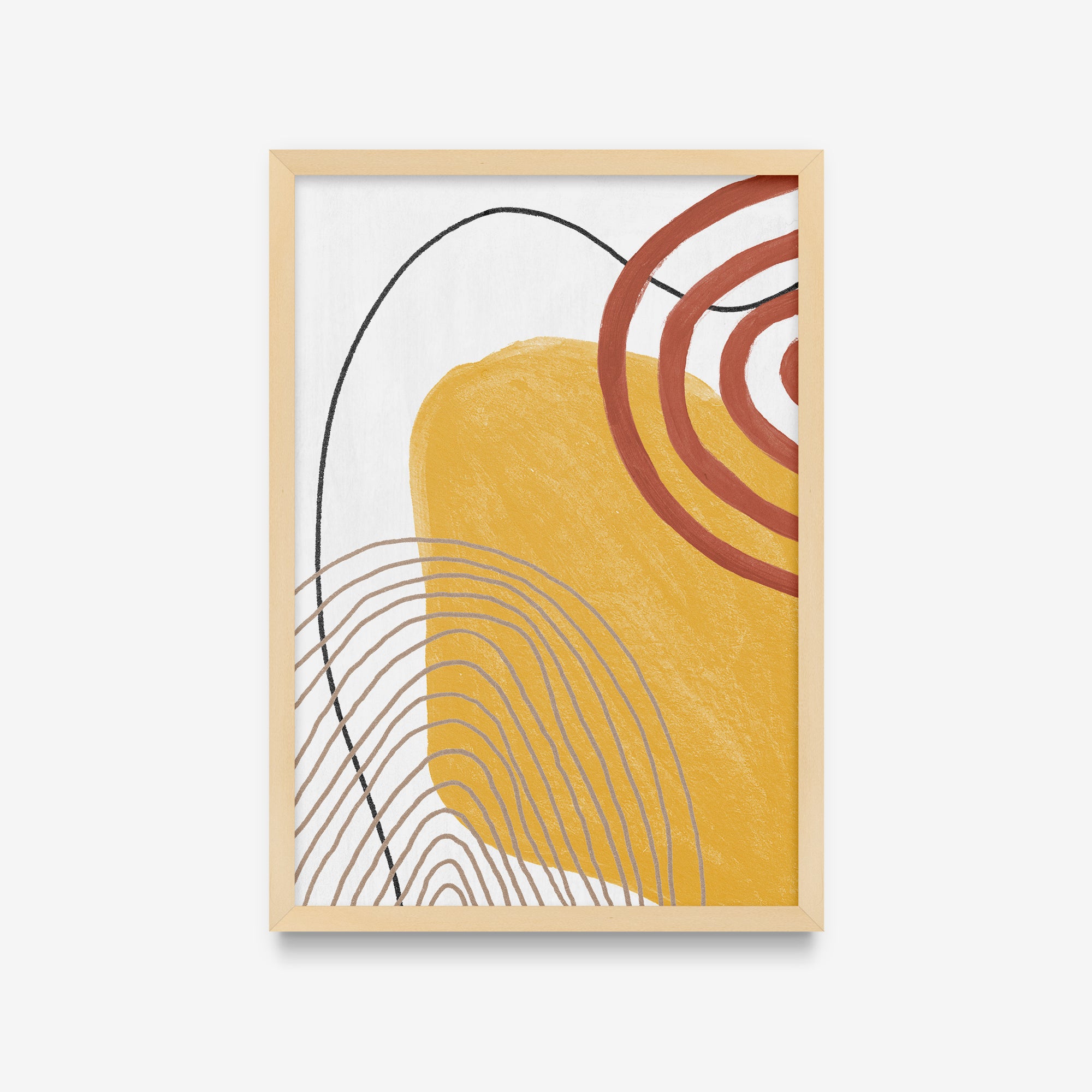 Ilustração - Abstrata - Yellow