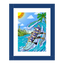 #86-37463 - Moldura Personalizada - Modelo: Laca 2cm Azul Escura - Tamanho da imagem: 13.0x18.0cm - Impressão: Sim - Paspatur: 2.0cm - E-vidro Sim - Tamanho externo do quadro: 20.0x25.0cm